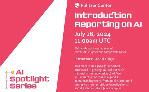 Introduction to Reporting on AI