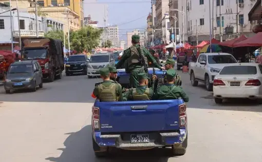 Soldiers in Myanmar