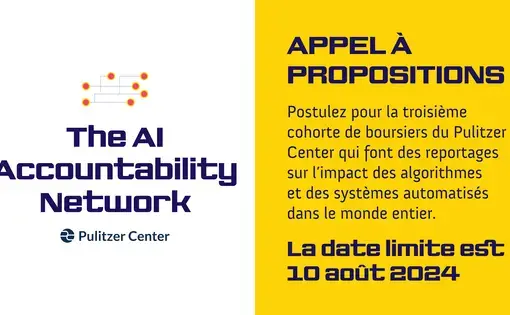 Se abre la convocatoria de propuestas para las becas de Monitoreo de Algoritmos (AI Accountability) del Pulitzer Center