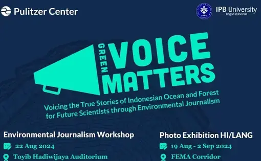 Green Voice Matters: Oceans and Forest Stories Deep Dive event flyer