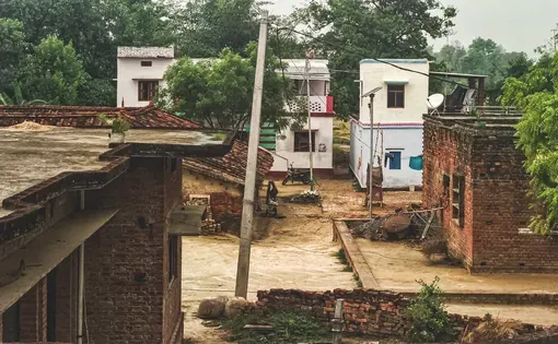 AZAMGARH UTTAR PRADESH , INDIAN VILLAGE, 20 JULY 2019. Image by JDSforall/Shutterstock.