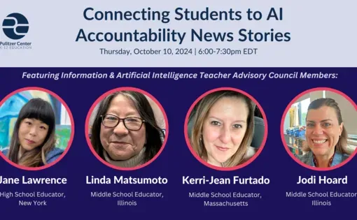 Workshop for Educators: Connecting Students to AI Accountability News Stories