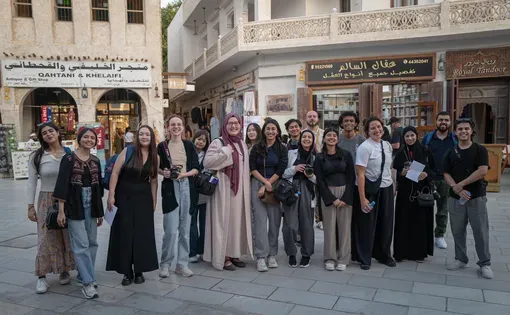 Pulitzer Center grantees and Northwestern University in Qatar students