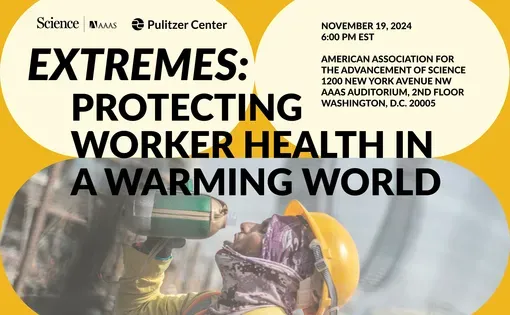 Extremes: Protecting Worker Health in a Warming World event poster