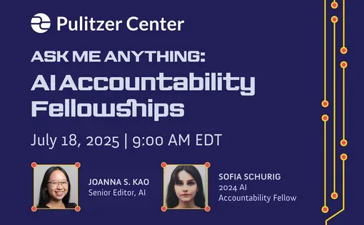 Joanna Kao and Sofia Schurig will host an 'Ask me anything' webinar for those who are interested in applying for the 2025 AI Accountability fellowship