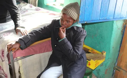 Lesotho HIV-free boy