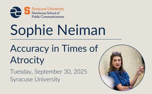 Sophie Neiman on Accuracy in Times of Atrocity event
