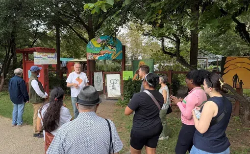 a walking tour in Ward 7 Washington D.C. discusses environmental challenges