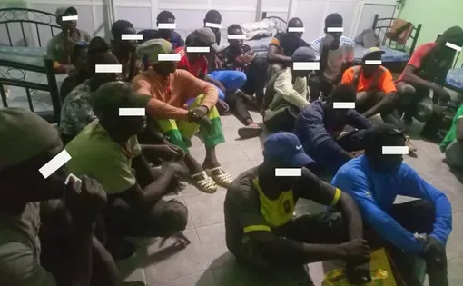 Ksar migrant prison in Nouakchott, the largest in Mauritania. Photo by Fundación porCausa Foundation