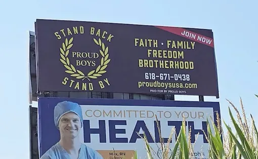 Proud Boys Billboard