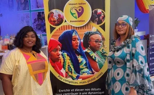 Representatives of the Chad chapter of the African Women's Entrepreneurial Network attend the 1st Women's Fair in N'Djamena, Chad. Image courtesy of REFA International-Chad.