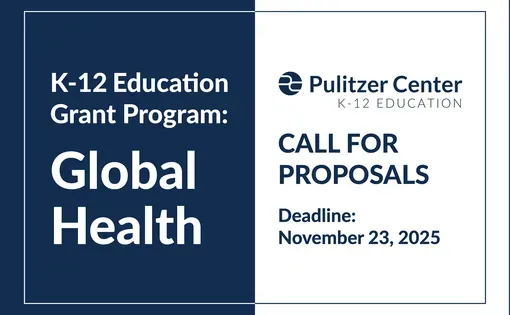 Graphic advertising the K-12 Education Grant Program for Global Health, with a deadline of November 23, 2025.