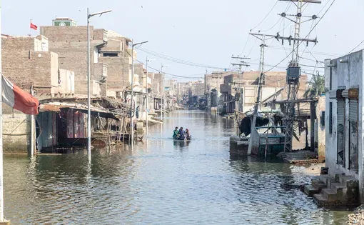 Flood and rain disaster in Pakistan. Image by Ali Magsi/Adobe Stock.