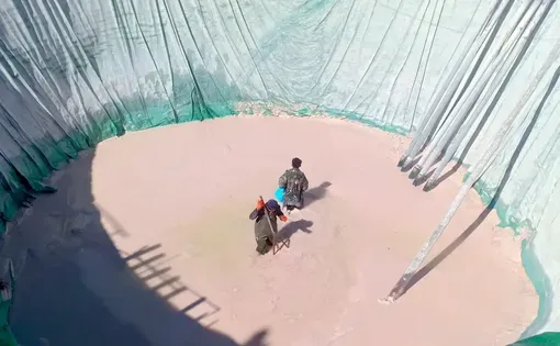 Workers at a rare earth mine in Kachin State, Myanmar.