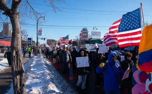 Protest in Minneapolis