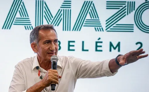 Ministro da Integração e do Desenvolvimento Regional, Waldez Góes, participa de evento oficial da COP30 em Belém (PA)