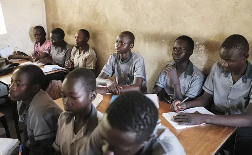Students learn at our Father's Cleft