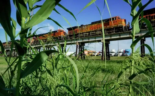 Train in Eagle Pass, Texas