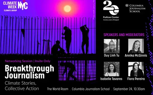 Breakthrough Journalism event graphic