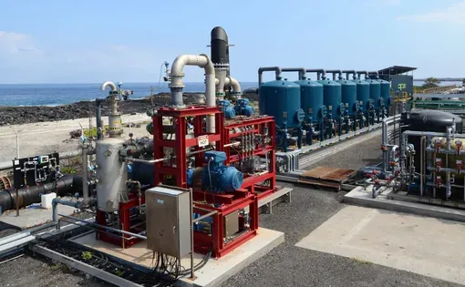 Captura extracts CO2 from the seawater off the Kona coast