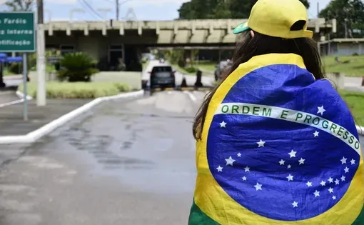 Brazil flag homepage