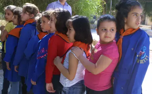 Children at a Dara elementary school.