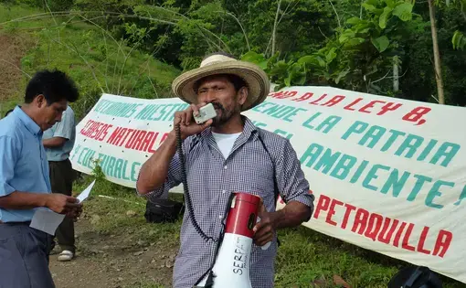 Media file: carmelo at protest.JPG