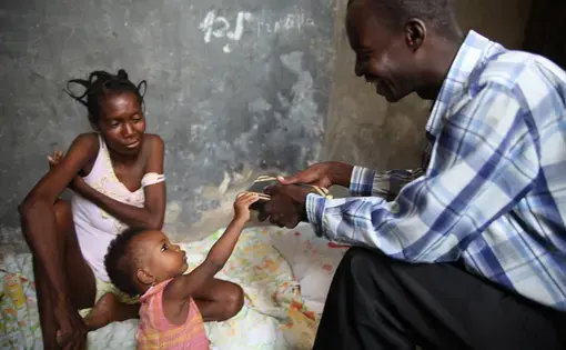 Media file: haiti-earthquake-preacher-lambertson.jpg