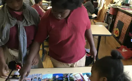 Media file: Jefferson Academy students curate images for the Everyday DC project