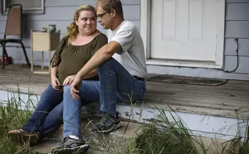 Tulsa’s Landlord Tenant Relief Program paid four months’ rent for Jack and Beth Myers of Tulsa County. Jack, a Type 2 diabetic, quit his job as a welder amid fear of contracting COVID-19. Beth said the program “took a lot of stress off " the couple. Image by Mike Simons. United States, 2020.