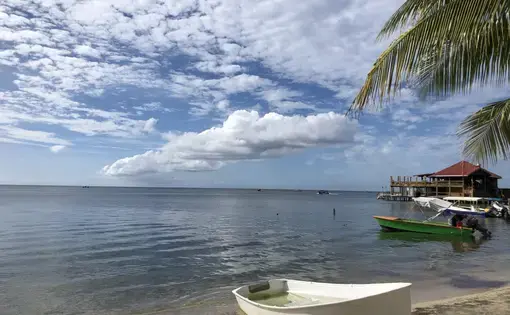 Roatan has been transformed by a sharp increase in cruise tourism. Image by Jack Shangraw. Honduras, 2019.