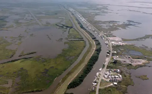 Cocodrie. Ocean dead zones globally have quadrupled since 1950 according to the journal Science, and as the human population rises, along with a reliance on large-scale farming, the problem is expected to continue. Image by Spike Johnson. United States, 2019. Cocodrie. Ocean dead zones globally have quadrupled since 1950 according to the journal Science, and as the human population rises, along with a reliance on large-scale farming, the problem is expected to continue. Image by Spike Johnson. United States, 2019.