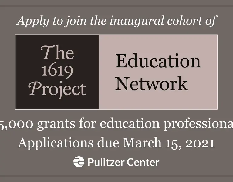 Announcing "The 1619 Project" Education Network - Vimarsana News