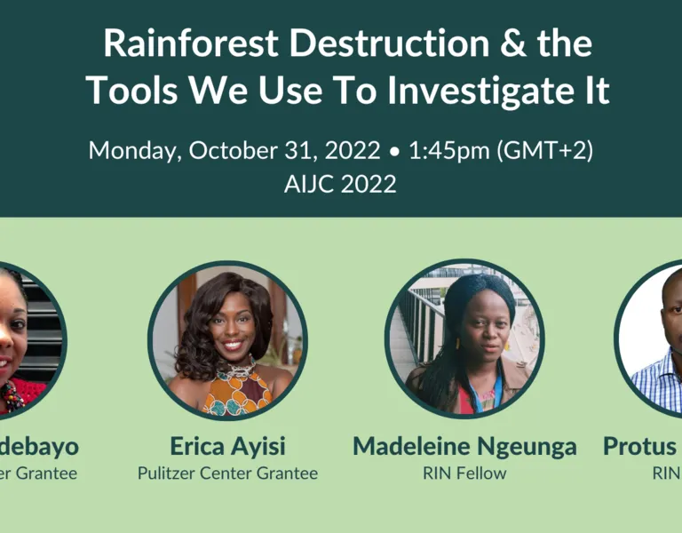 AIJC 2022: Rainforest Destruction & the Tools We Use To Investigate It - Vimarsana News
