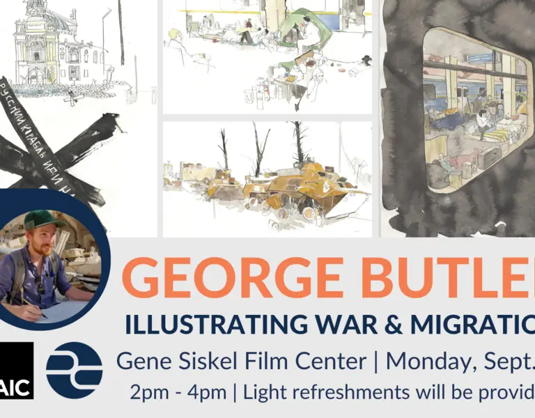Illustrating War and Migration: George Butler at SAIC | Pulitzer Center