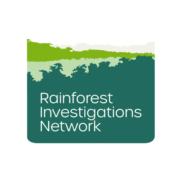 logo for the Rainforest Investigations Network