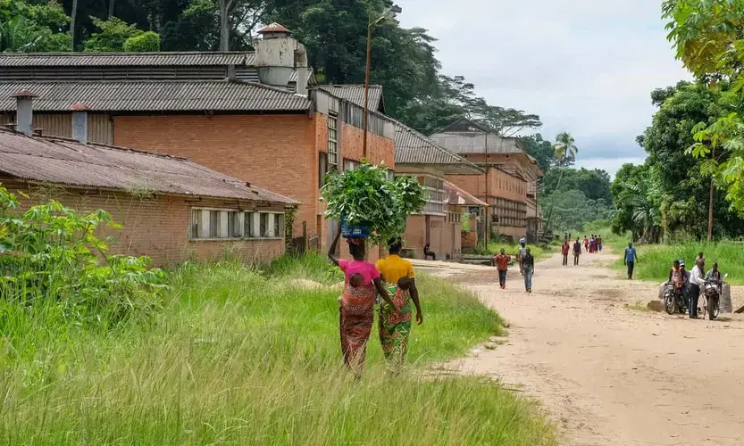 The abandoned research station along the Congo river in Yangambi, DRC, where the cache of notebooks was discovered. Image by Axel Fassio/Cifor. Congo, 2017.