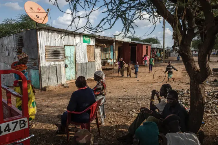 The Rendille town of Merille in Kenya. Image by Will Swanson. Kenya, 2020.
