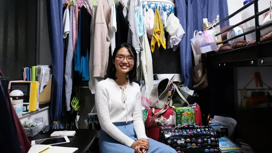 Vietnamese student Linh Nguyen came to Japan to pursue higher education. Image by Emiko Jozuka. Japan, 2018.