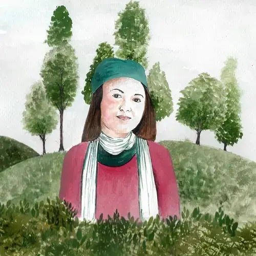 Illustration of Lassi Tamang courtesy Vidhi Khandelwal.