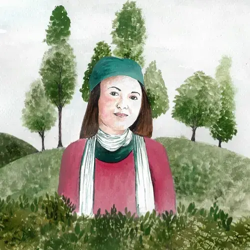 Illustration of Lassi Tamang courtesy Vidhi Khandelwal.