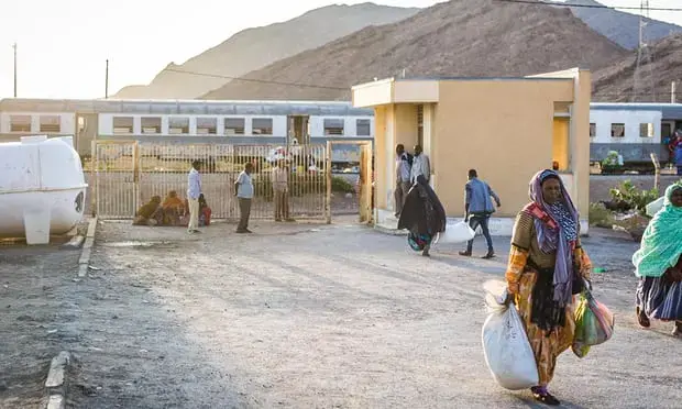 The old railway that operates two times a week, between Dire Dawa and the border town of Dewele. Image by Charlie Rosser. Ethiopia, 2018.