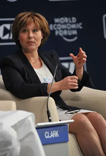 Christy Clark at the India Economic Summit. Image courtesy World Economic Forum. Switzerland, 2011.