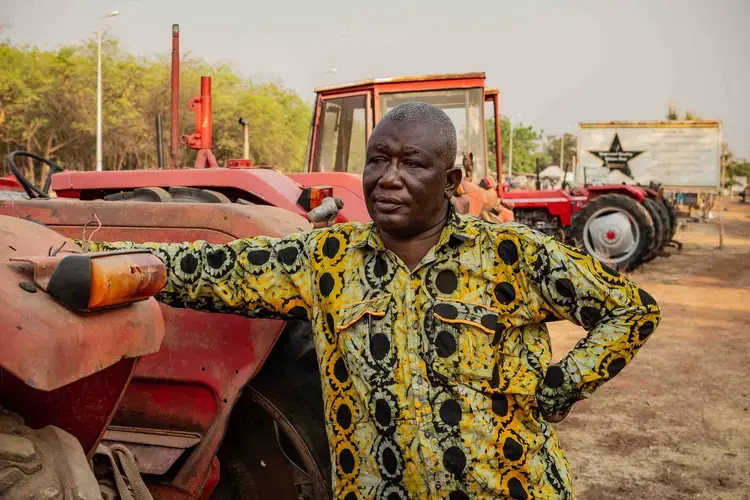 Former anti-GM activist Mohammed Adams Nashiru says he had a change of heart after he heard scientists speak about the science of GM food and learned that Americans have been eating GM food for decades without any harm. Image by Ankur Paliwal. Ghana, 2019.