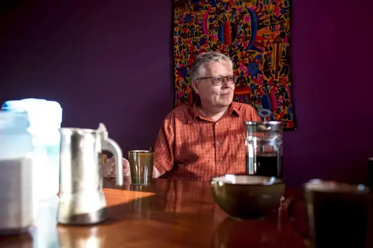 Per Andersen runs a community center in Yalambojoch that helps those who stay. Image by Simone Dalmasso / For the Arizona Daily Star. Guatemala, 2019. 