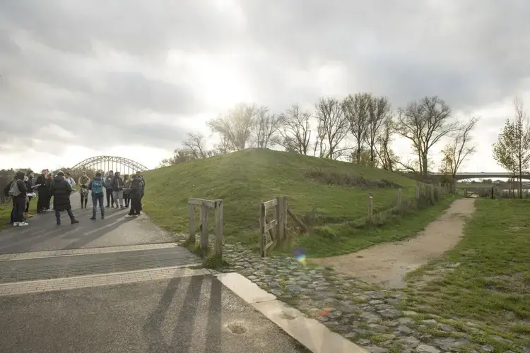 The 'Room for the River' project in Nijmegen has attracted a lot of interest and tour groups from all over the world. Image by Chris Granger. Netherlands, 2019.