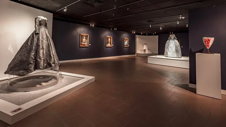 The Fabiola Jean-Louius exhibit pictured at the DuSable Museum. Image courtesy of the DuSable Museum. United States, undated.
