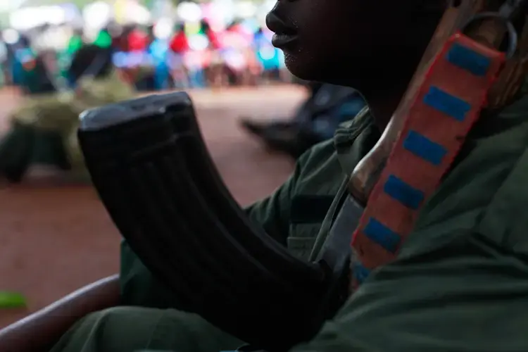 According to the UN, there are still around 19,000 children serving in armed forces across South Sudan. Image by Andreea Campeanu. South Sudan, 2018.