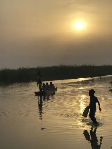 Ganyiel is a village inside the swamps where people have gathered to escape from government soldiers. Image by Jane Ferguson. South Sudan, 2017.