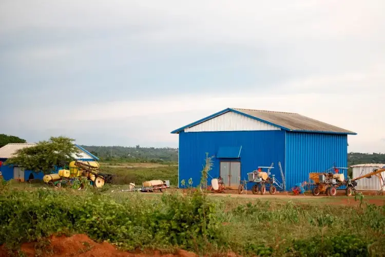 A picture showing a chemical spraying facility at the Farm. Image by Geoffrey Kamadi. Kenya, 2019.